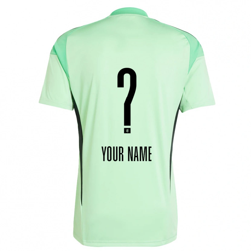 Danxen Men 1. FC Saarbrücken Light Green Black Goalkeeper Jersey 2025/26 T-Shirt