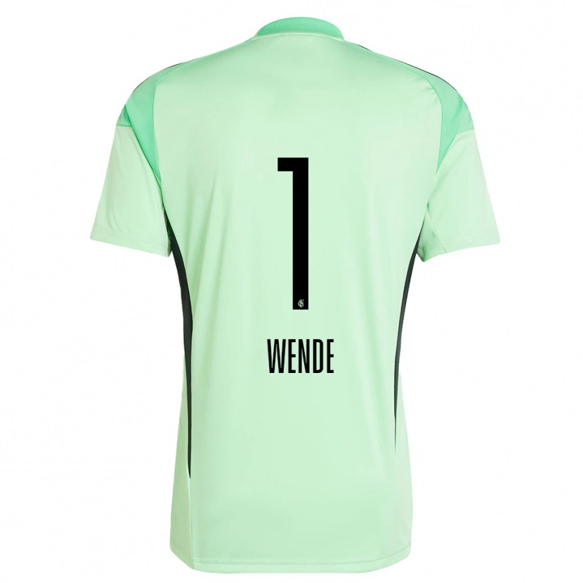 Danxen Men Johanna Wende #1 Light Green Black Goalkeeper Jersey 2025/26 T-Shirt