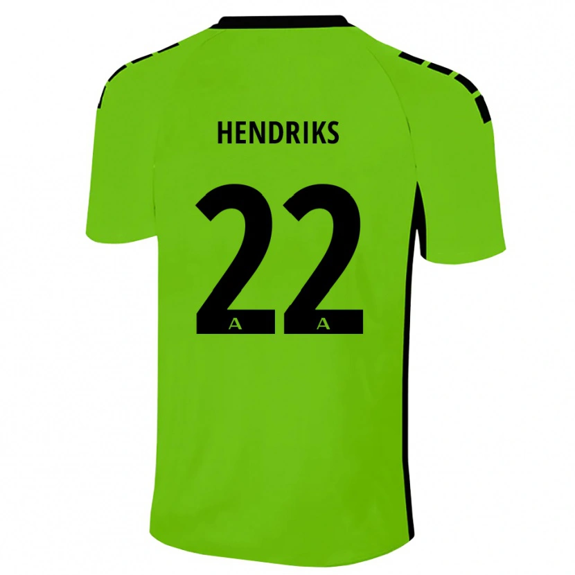 Danxen Men Tom Hendriks #22 Grass Green Black Goalkeeper Jersey 2025/26 T-Shirt