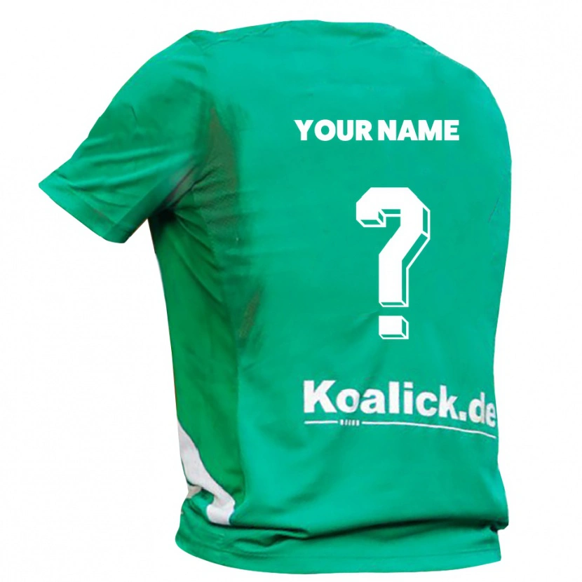 Danxen Men Energie Cottbus Green White Goalkeeper Jersey 2025/26 T-Shirt