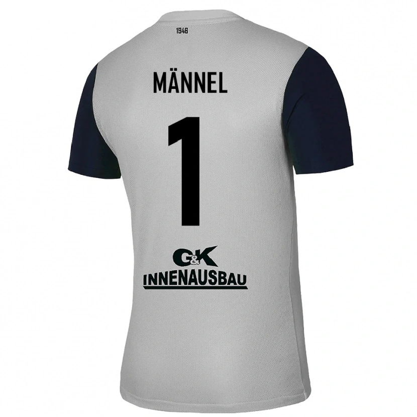 Danxen Men Martin Männel #1 Gray Black Goalkeeper Jersey 2025/26 T-Shirt