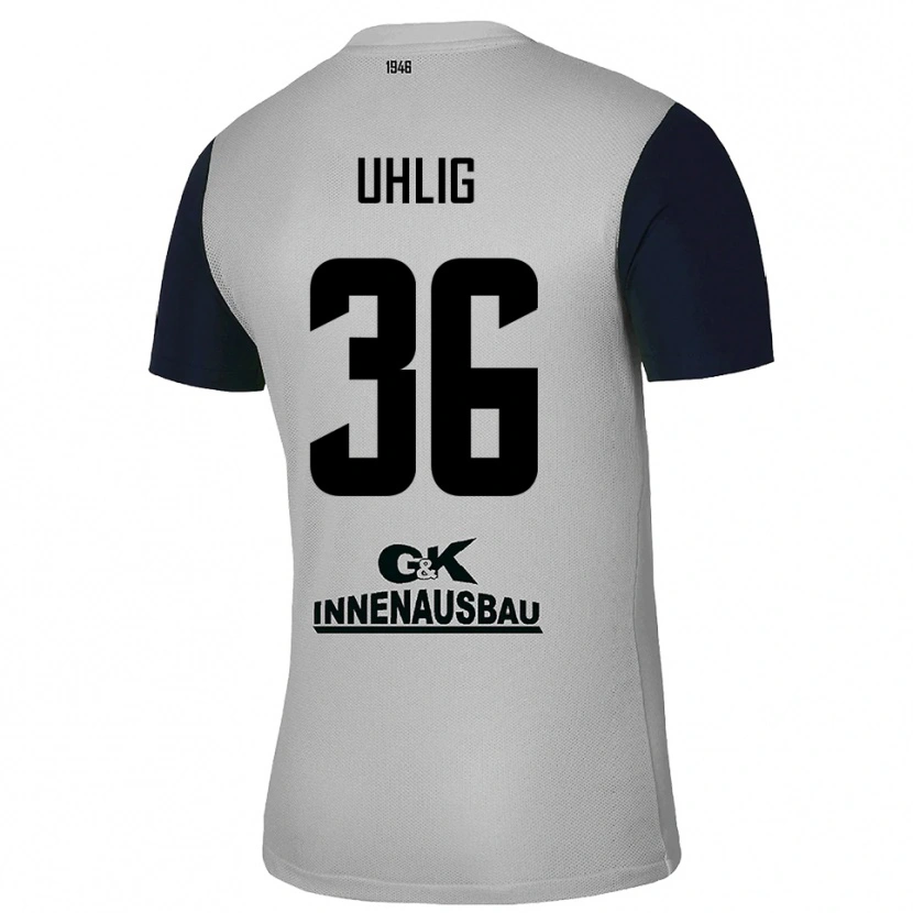 Danxen Men Max Uhlig #36 Gray Black Goalkeeper Jersey 2025/26 T-Shirt