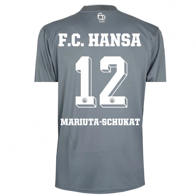 Danxen Men Lara Mariuta-Schukat #12 Light Gray White Goalkeeper Jersey 2025/26 T-Shirt