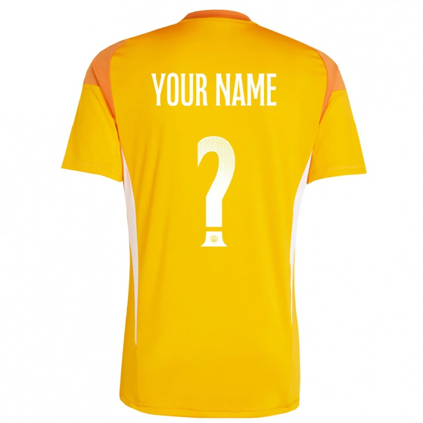 Danxen Men MSV Duisburg Orange White Goalkeeper Jersey 2025/26 T-Shirt