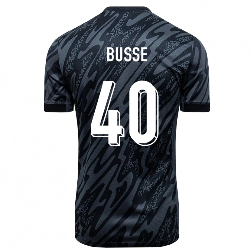Danxen Men Jonah Busse #40 Black Gray Goalkeeper Jersey 2025/26 T-Shirt