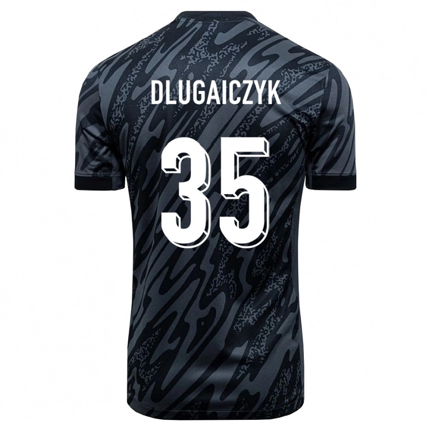 Danxen Men Alexander Dlugaiczyk #35 Black Gray Goalkeeper Jersey 2025/26 T-Shirt