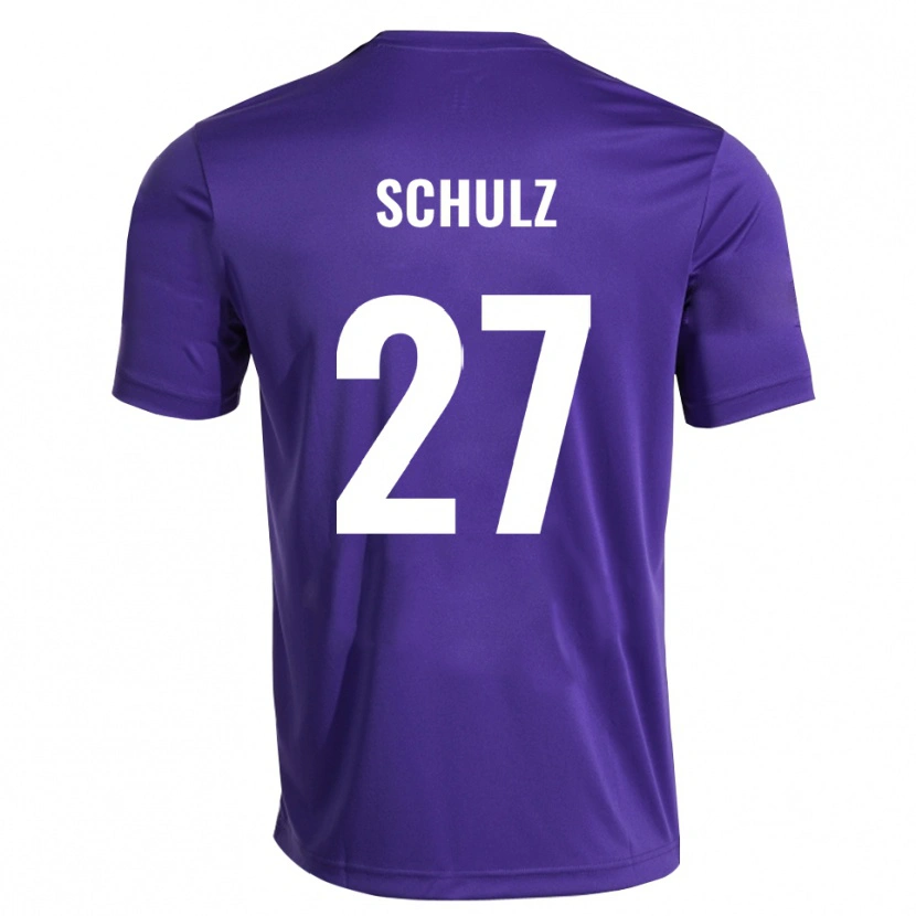 Danxen Men Arne Schulz #27 Purple White Goalkeeper Jersey 2025/26 T-Shirt