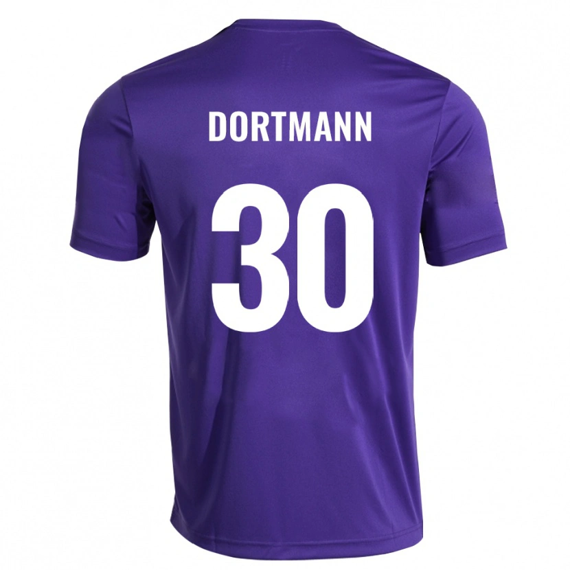 Danxen Men Niklas Dortmann #30 Purple White Goalkeeper Jersey 2025/26 T-Shirt