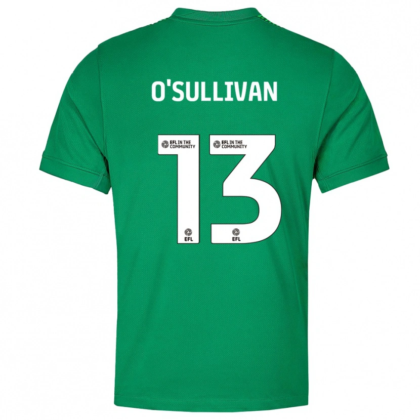 Danxen Men William O'Sullivan #13 Green White Goalkeeper Jersey 2025/26 T-Shirt
