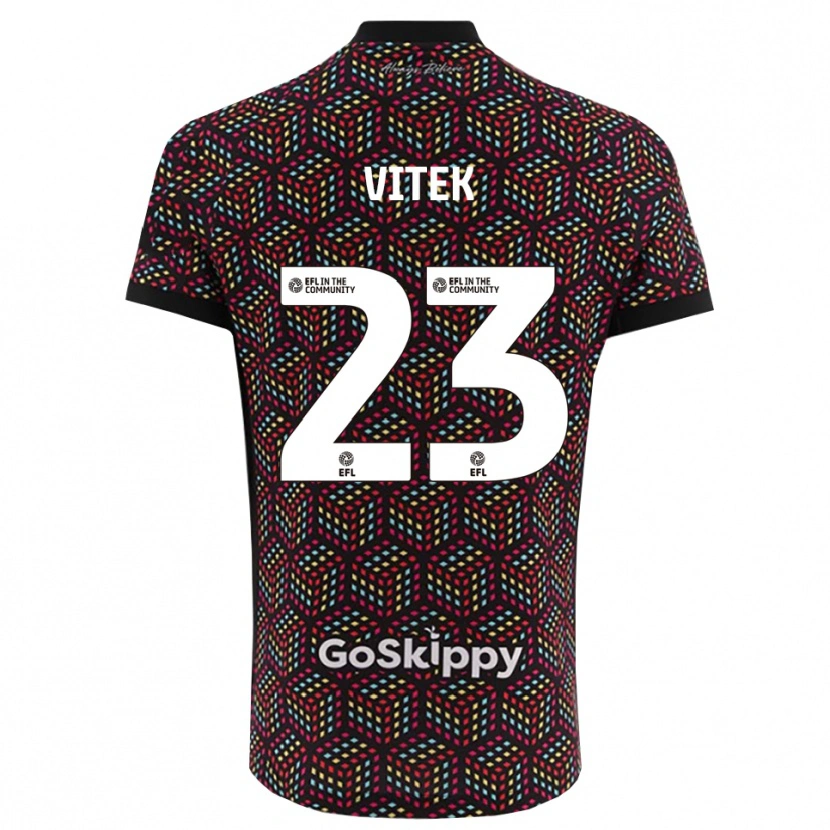 Danxen Men Radek Vítek #23 Black White Goalkeeper Jersey 2025/26 T-Shirt