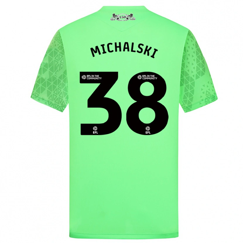 Danxen Men Nicholas Michalski #38 Fluorescent Green Goalkeeper Jersey 2025/26 T-Shirt
