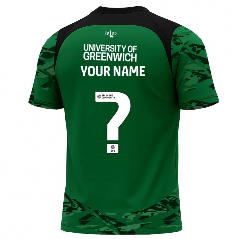 Danxen Men Charlton Athletic Green Black Goalkeeper Jersey 2025/26 T-Shirt