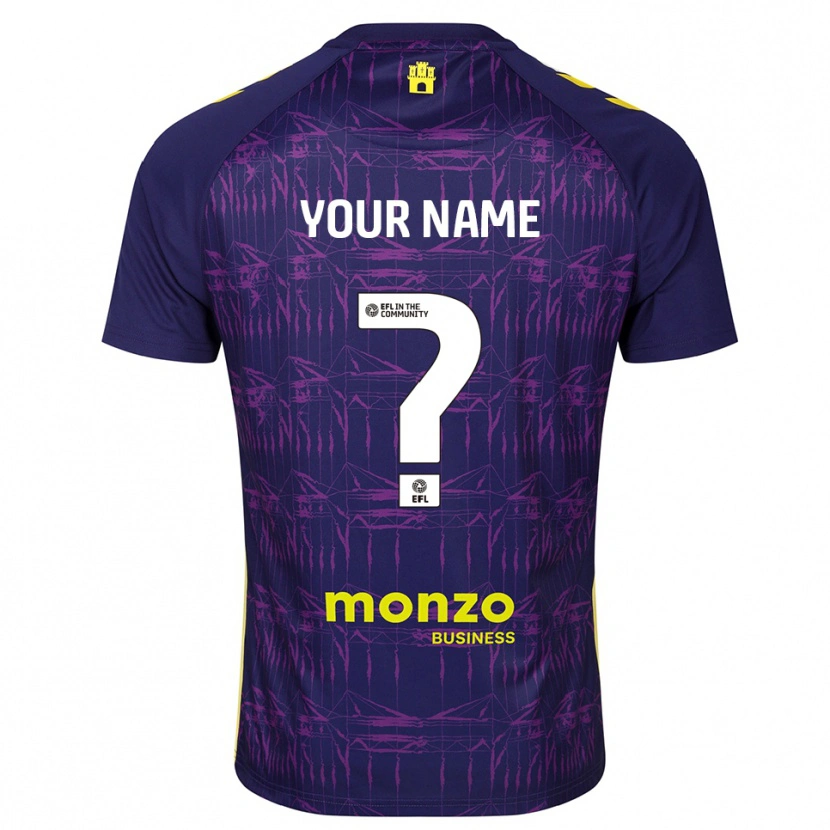 Danxen Men Coventry City Purple Yellow Goalkeeper Jersey 2025/26 T-Shirt