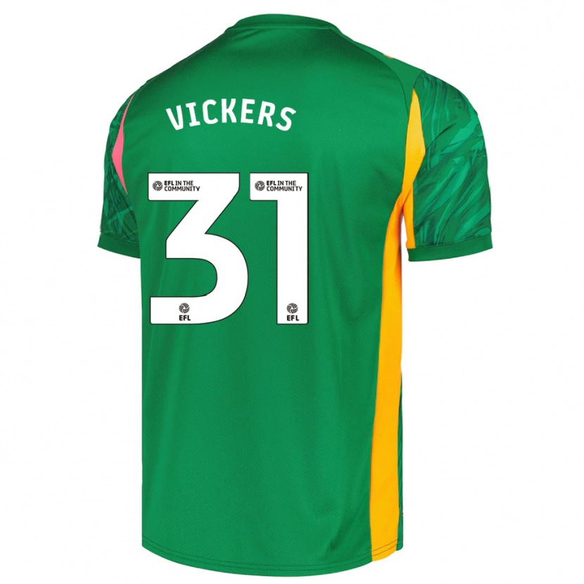 Danxen Men Josh Vickers #31 Green Pink Goalkeeper Jersey 2025/26 T-Shirt