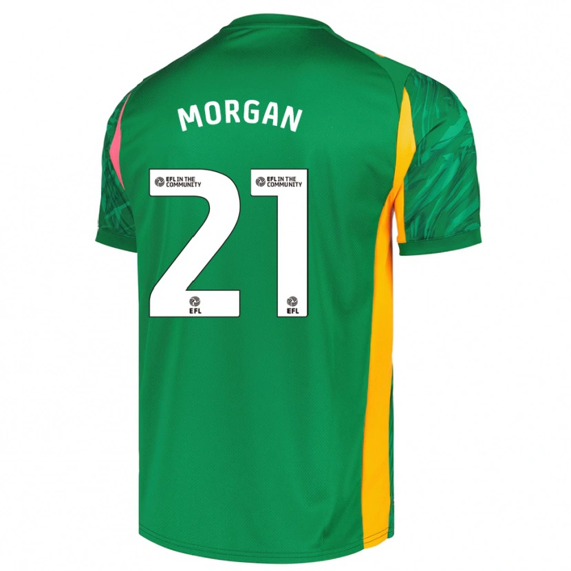 Danxen Men Sarah Morgan #21 Green Pink Goalkeeper Jersey 2025/26 T-Shirt