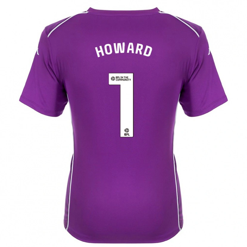 Danxen Men Archie Howard #1 Purple White Goalkeeper Jersey 2025/26 T-Shirt