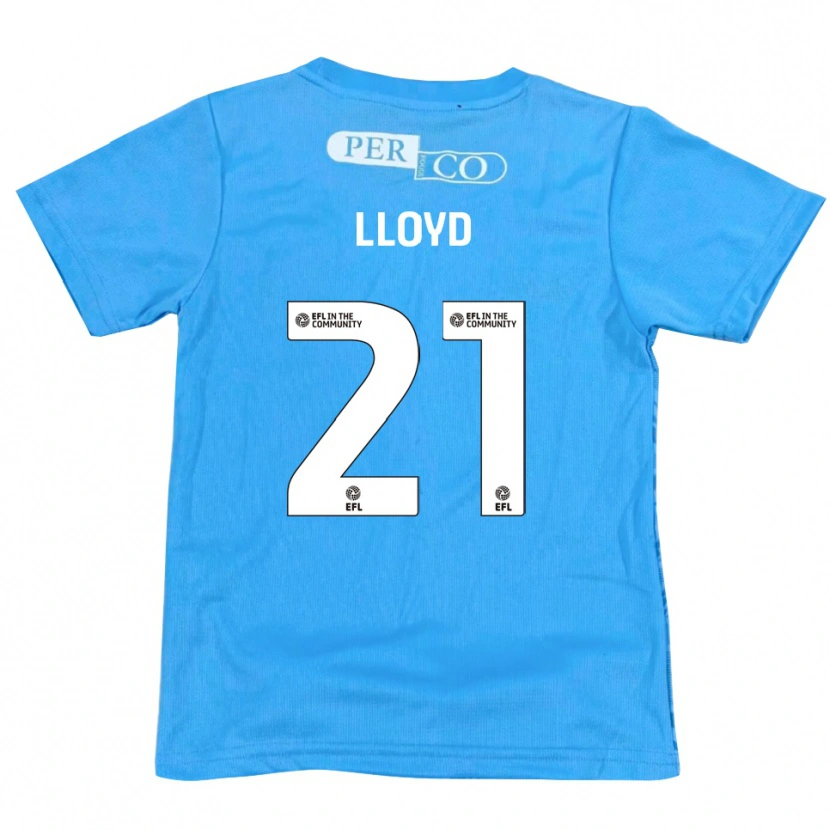 Danxen Men Oliver Lloyd #21 Blue White Goalkeeper Jersey 2025/26 T-Shirt