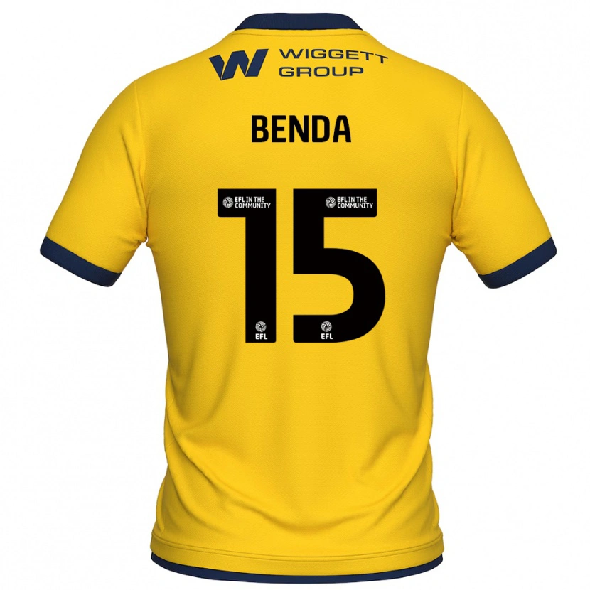 Danxen Men Steven Benda #15 Yellow Black Goalkeeper Jersey 2025/26 T-Shirt
