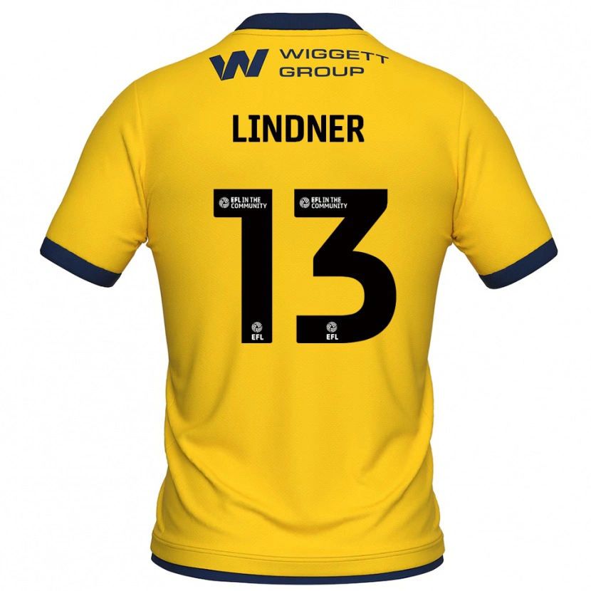 Danxen Men Caspar Lindner #13 Yellow Black Goalkeeper Jersey 2025/26 T-Shirt