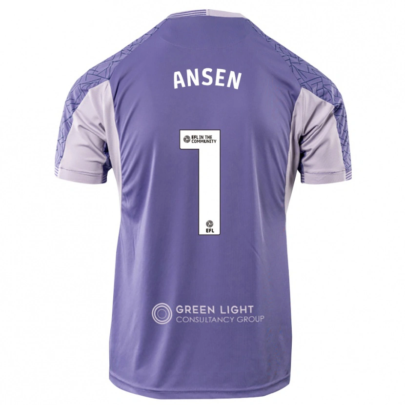 Danxen Men Caleb Ansen #1 Light Purple Goalkeeper Jersey 2025/26 T-Shirt