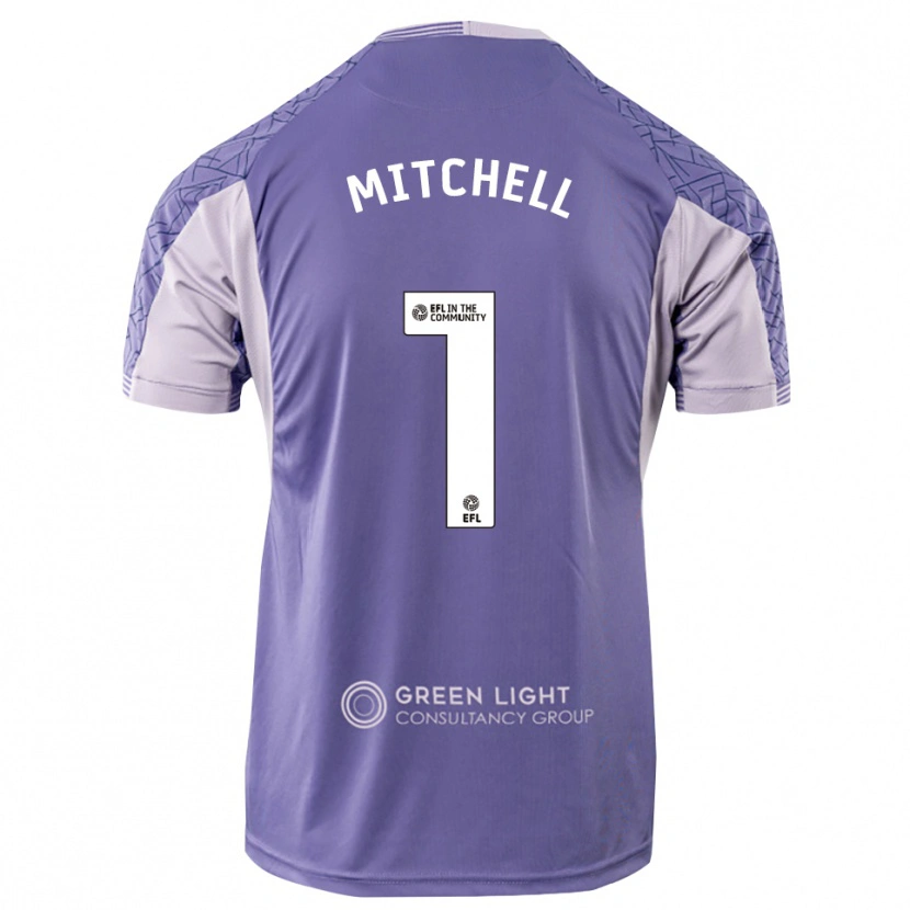 Danxen Men Rylee Mitchell #1 Light Purple Goalkeeper Jersey 2025/26 T-Shirt