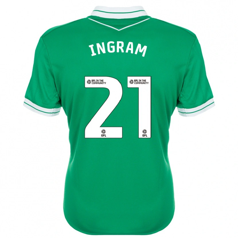 Danxen Men Matt Ingram #21 Green White Goalkeeper Jersey 2025/26 T-Shirt