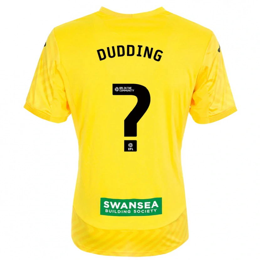 Danxen Men Isaac Dudding #0 Yellow Black Goalkeeper Jersey 2025/26 T-Shirt