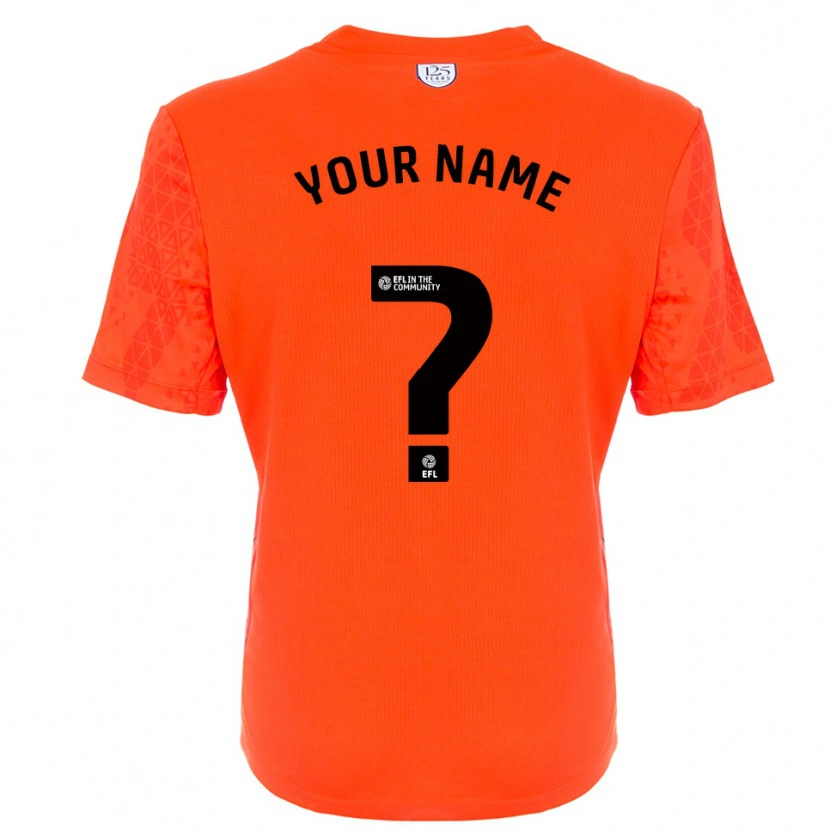 Danxen Men West Bromwich Albion Orange Black Goalkeeper Jersey 2025/26 T-Shirt