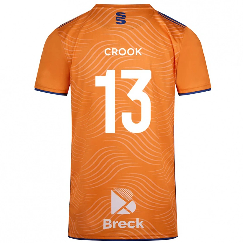 Danxen Men Millie Crook #13 Orange Black Goalkeeper Jersey 2025/26 T-Shirt