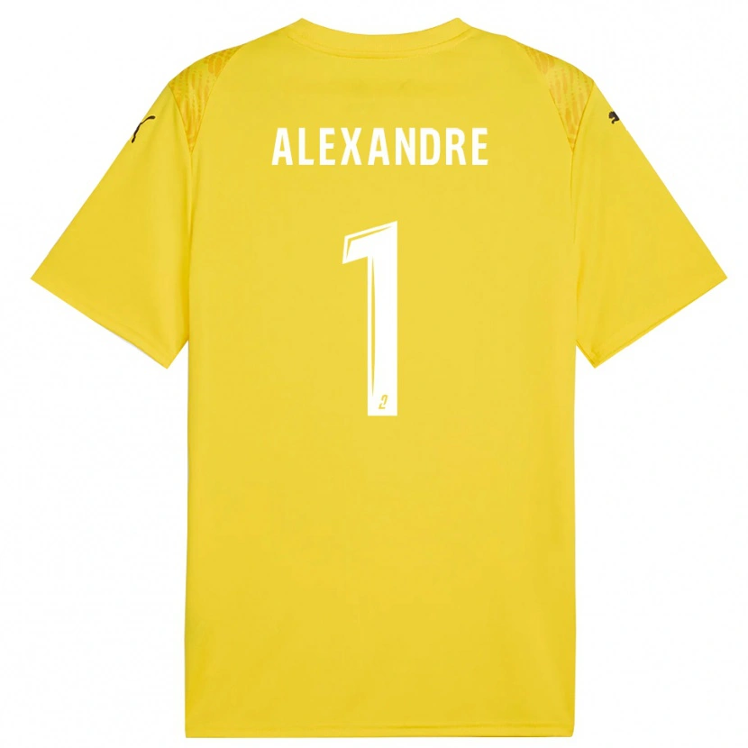 Danxen Men Lou Alexandre #1 Yellow White Goalkeeper Jersey 2025/26 T-Shirt