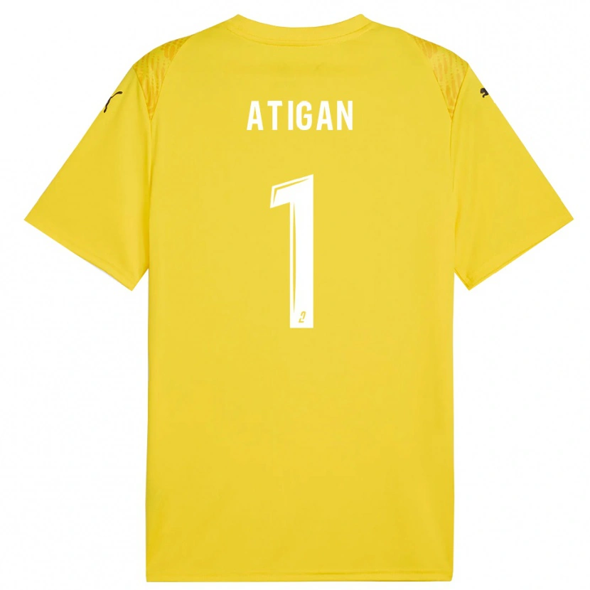 Danxen Men Aydin Atigan #1 Yellow White Goalkeeper Jersey 2025/26 T-Shirt