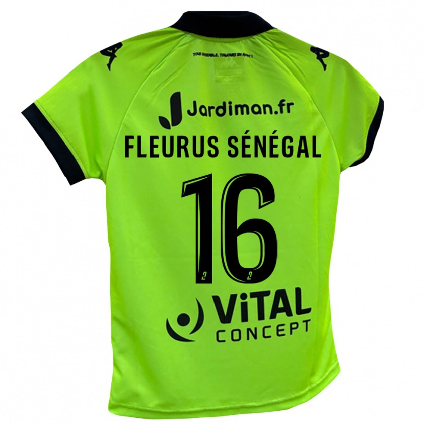 Danxen Men Paul Fleurus Sénégal #16 Neon Green Goalkeeper Jersey 2025/26 T-Shirt