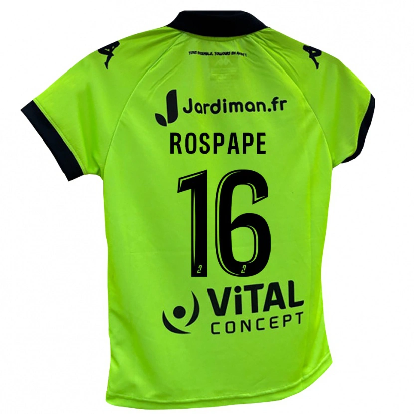 Danxen Men Milo Rospape #16 Neon Green Goalkeeper Jersey 2025/26 T-Shirt