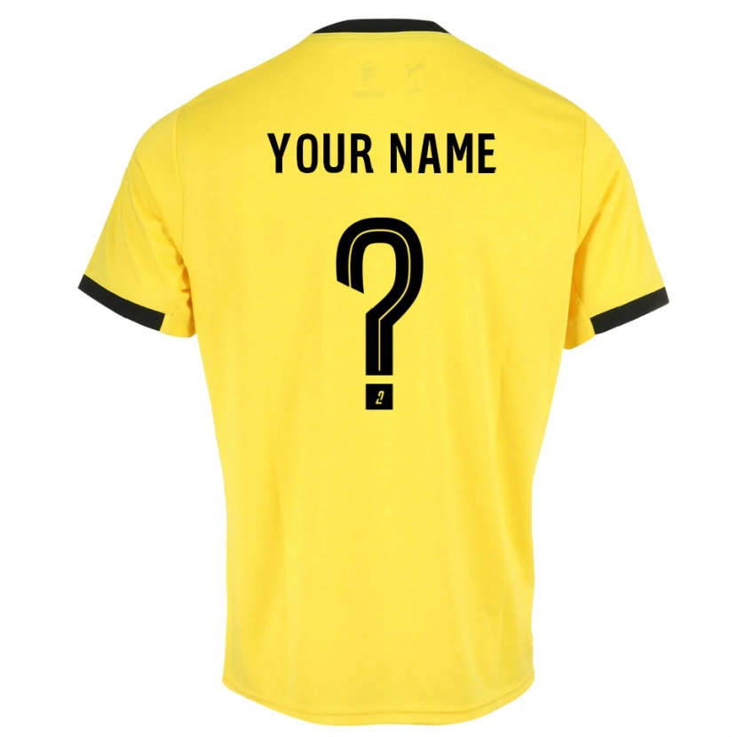 Danxen Men Troyes AC Yellow Black Goalkeeper Jersey 2025/26 T-Shirt