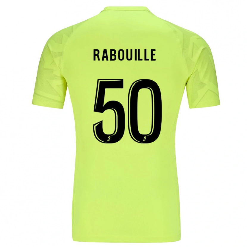 Danxen Men Valentin Rabouille #50 Neon Green Goalkeeper Jersey 2025/26 T-Shirt