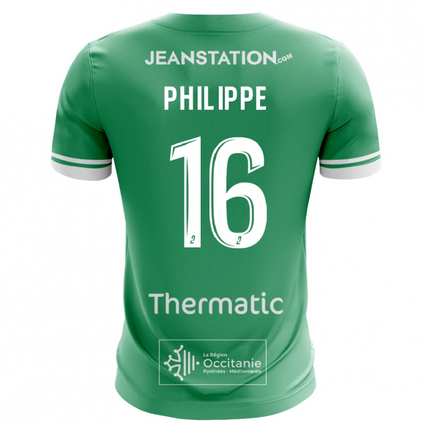 Danxen Men Flavie Philippe #16 Green White Goalkeeper Jersey 2025/26 T-Shirt