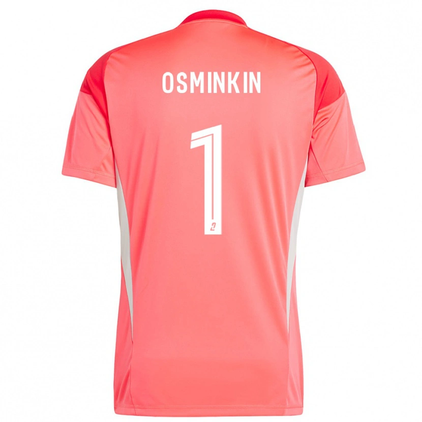 Danxen Men Vitaliy Osminkin #1 Orange Red White Goalkeeper Jersey 2025/26 T-Shirt