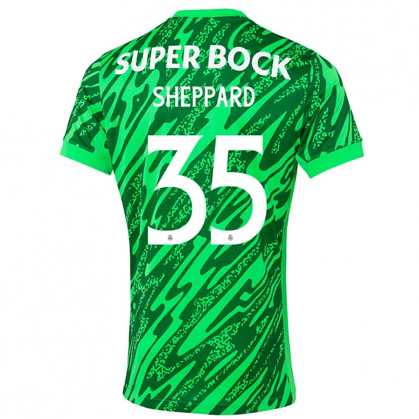 Danxen Men Catriona Sheppard #35 Green White Goalkeeper Jersey 2025/26 T-Shirt