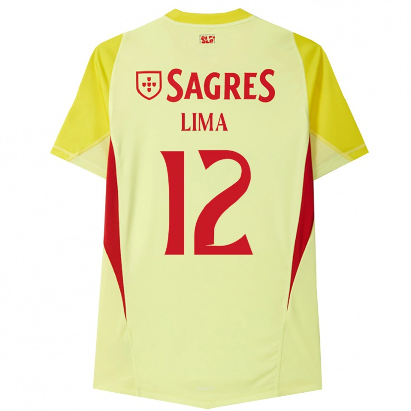 Danxen Men Thaís Lima #12 Yellow Red Goalkeeper Jersey 2025/26 T-Shirt