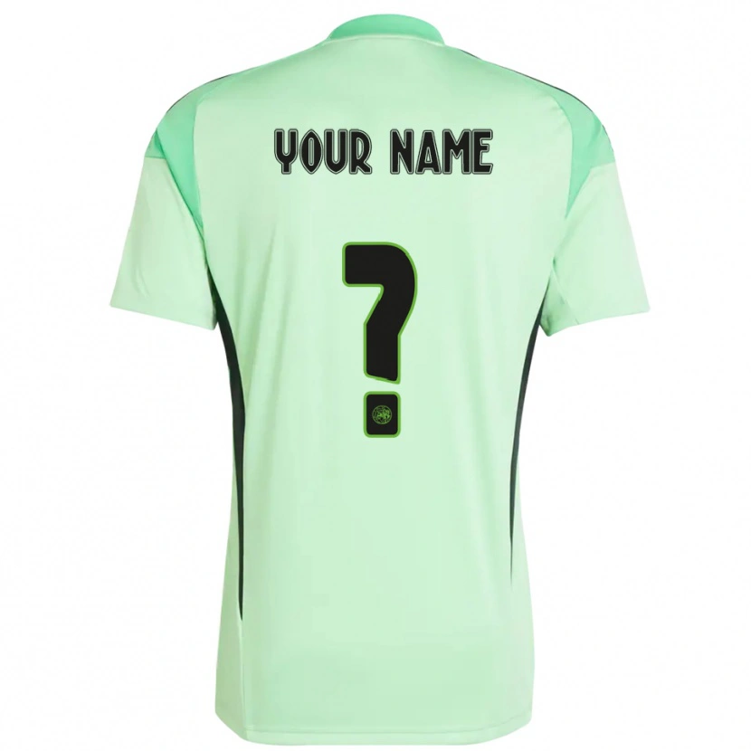 Danxen Men Ajax Light Green Black Goalkeeper Jersey 2025/26 T-Shirt