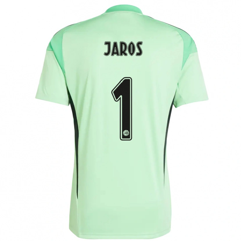 Danxen Men Vitezslav Jaros #1 Light Green Black Goalkeeper Jersey 2025/26 T-Shirt