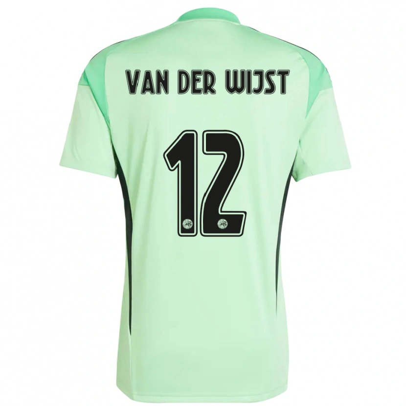 Danxen Men Giovanni van der Wijst #12 Light Green Black Goalkeeper Jersey 2025/26 T-Shirt
