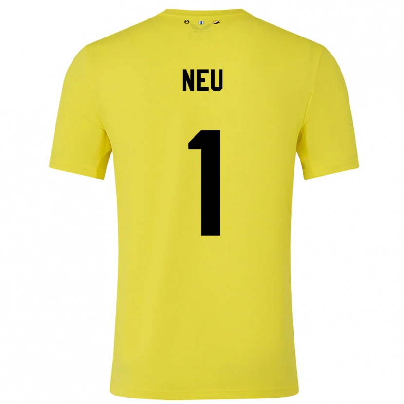 Danxen Men Luca Neu #1 Yellow Black Goalkeeper Jersey 2025/26 T-Shirt