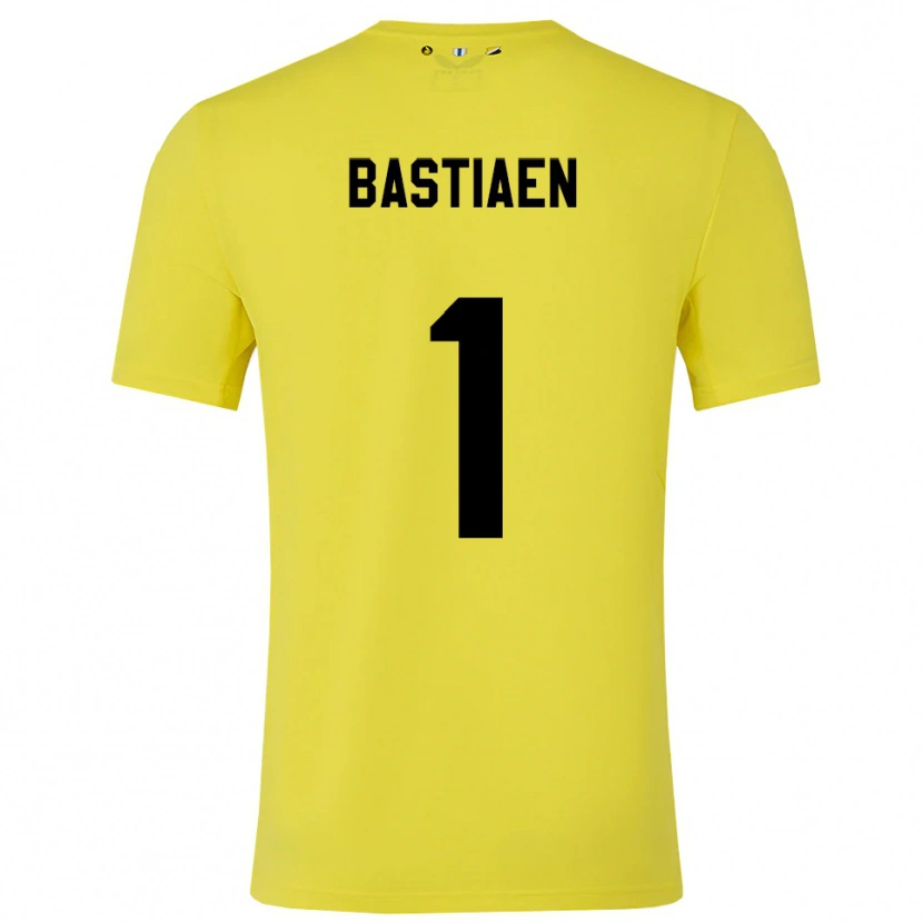 Danxen Men Femke Bastiaen #1 Yellow Black Goalkeeper Jersey 2025/26 T-Shirt