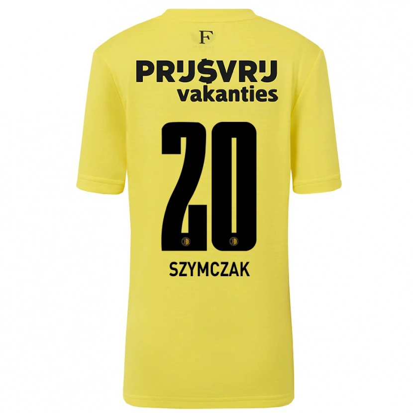 Danxen Men Oliwia Szymczak #20 Yellow Black Goalkeeper Jersey 2025/26 T-Shirt