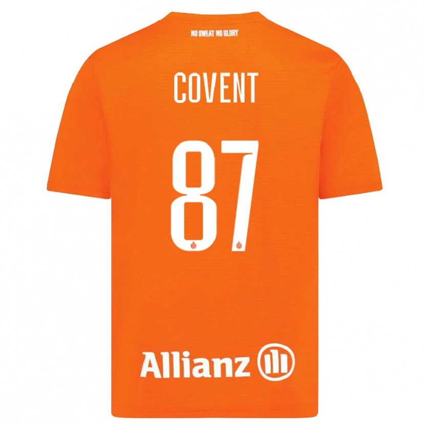 Danxen Men Jorijn Covent #87 Orange White Goalkeeper Jersey 2025/26 T-Shirt