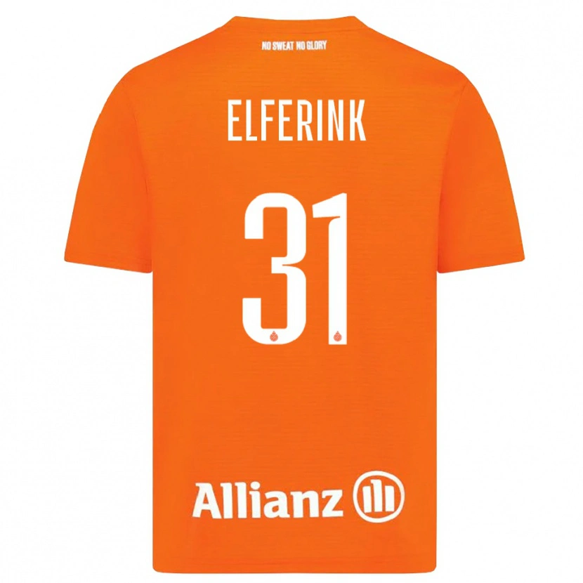 Danxen Men Marie Elferink #31 Orange White Goalkeeper Jersey 2025/26 T-Shirt