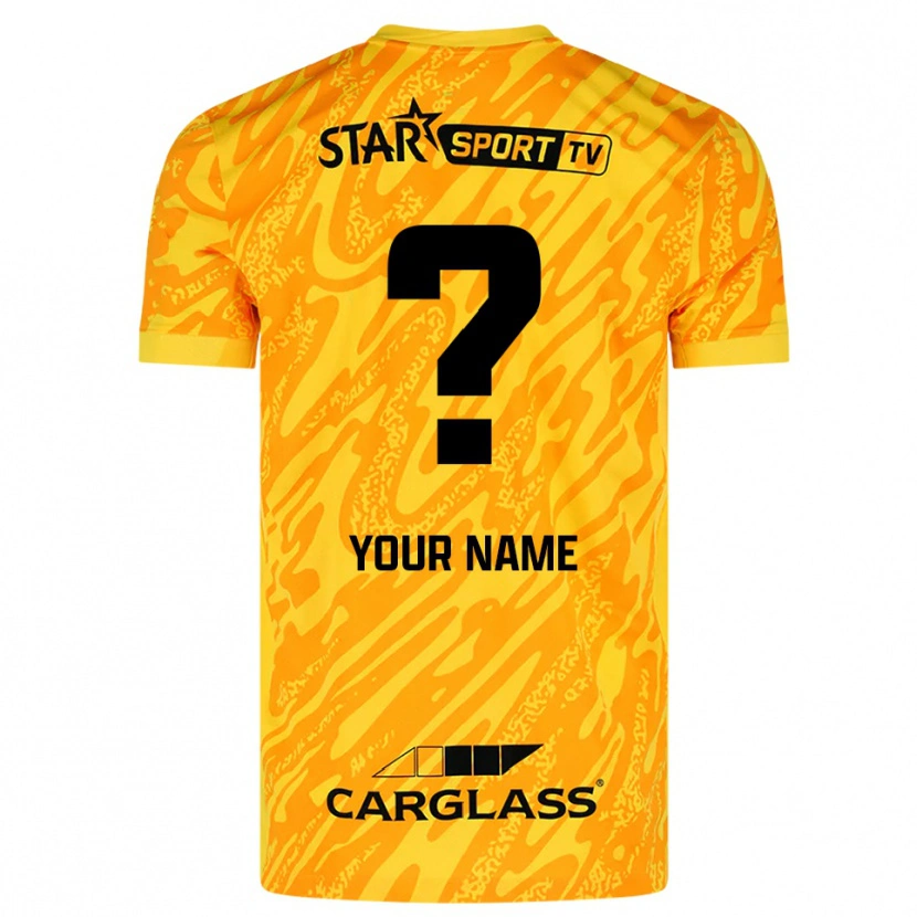 Danxen Men KRC Genk Orange Yellow Black Goalkeeper Jersey 2025/26 T-Shirt
