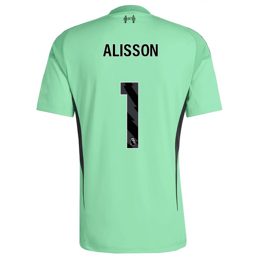 Danxen Men Alisson #1 Aquamarine Goalkeeper Jersey 2025/26 T-Shirt