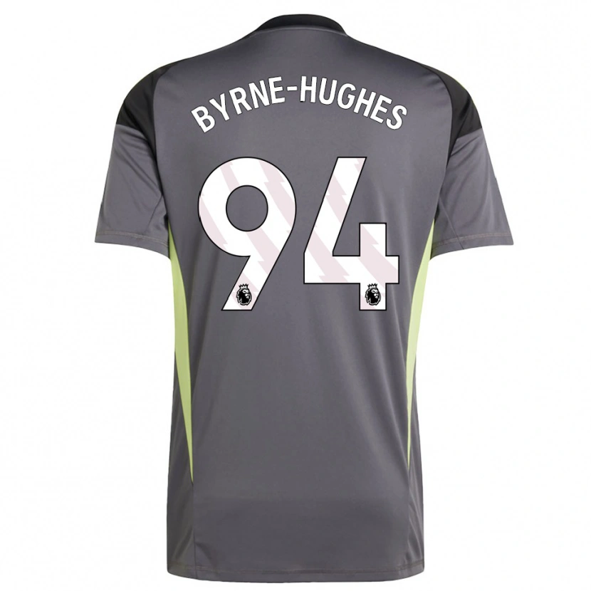 Danxen Men Cameron Byrne-Hughes #94 Dark Gray White Goalkeeper Jersey 2025/26 T-Shirt